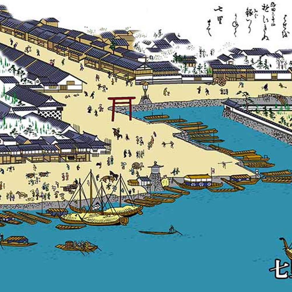 旧東海道の町並み